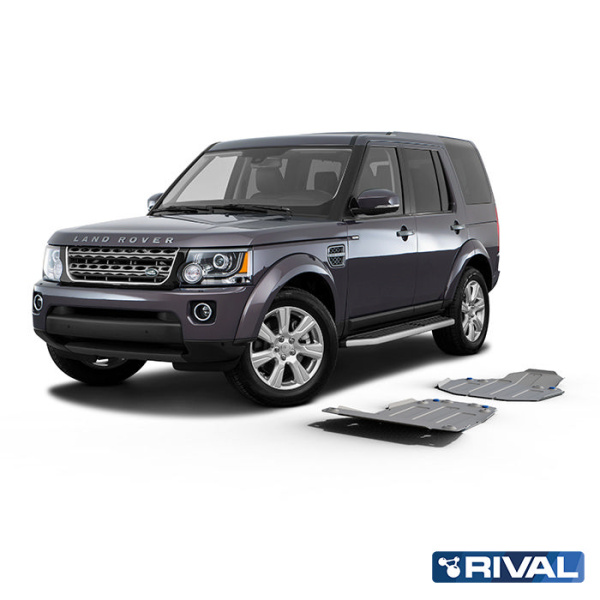 Skid Plate Set (Radiator, Engine, Gearbox, Transfer Case) Land Rover Discovery 2009-2013; 2013-2016; 